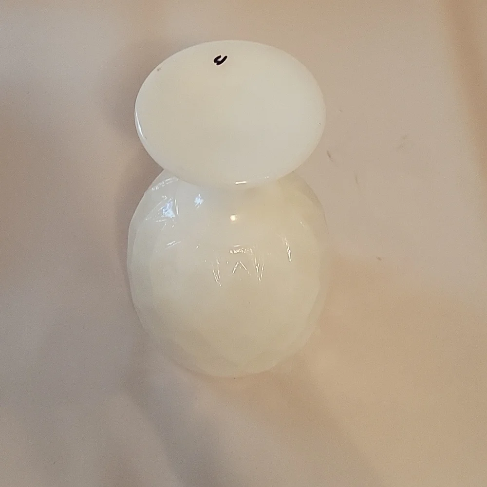 Milk Glass Pedestal Bowl